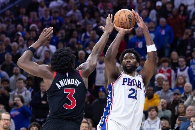 多伦多猛龙队对阵费城76人队 3/31/23 - NBA推荐和预测