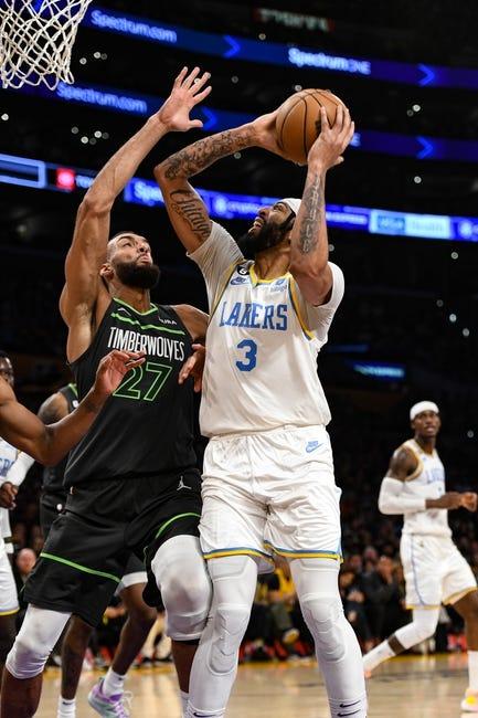 洛杉矶湖人队对阵明尼苏达森林狼队 3/31/23 - NBA竞猜与预测