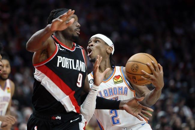 俄克拉荷马城雷霆队对波特兰开拓者队 3/26/23 - NBA推荐和预测