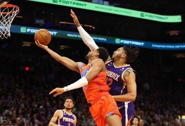 凤凰城太阳队对阵俄克拉荷马城雷霆队 3/19/23--NBA竞猜与预测