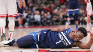 NBA球员得分投注预测,安东尼-爱德华兹的伤病是关键，贾-莫兰特的回归迫在眉睫