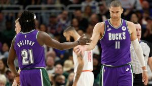 NBA第一篮子推荐：在雄鹿对奇才的比赛中投注小霍乐迪和布鲁克-洛佩兹